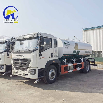 16 toneladas Capacidad de carga Eje trasero Sinotruk HOWO 6X4 Camión del tanque de agua Camión del agua potable