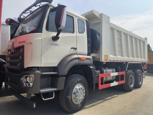 Estilo de elevación frontal HOWO 10 neumáticos 20cbm 6X4 camión de basura con transmisión manual