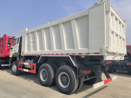 Estilo de elevación frontal HOWO 10 neumáticos 20cbm 6X4 camión de basura con transmisión manual