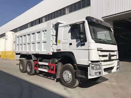 Estilo de elevación frontal HOWO 10 neumáticos 20cbm 6X4 camión de basura con transmisión manual