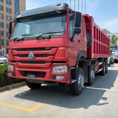 351-450hp HOWO 8X4 Humper de trabajo pesado con 12 ruedas y tanque de combustible de 300L