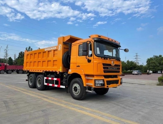 Shacman 6X4 10 ruedas 30t Tipper a África con cabina Hw76 y apoyo de piezas de repuesto