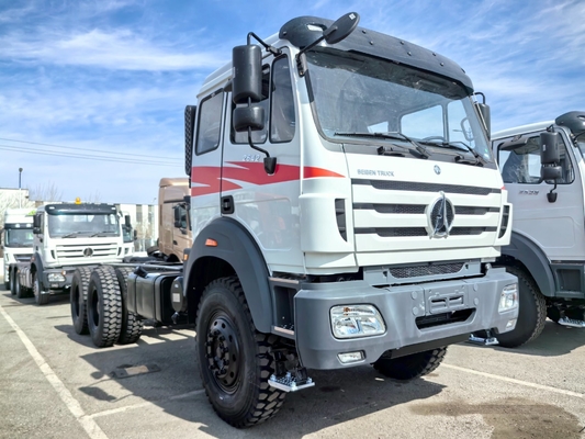 Beiben 6X4 6X6 380HP 420HP 10 Wheeler 2642 2638 Norte Benz camión de carga pesado cabeza de camión tractor en el Congo