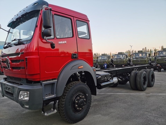 Cabeza de tractor Beiben 6X4 con 90 quinta rueda de dirección única y neumáticos certificados ECE