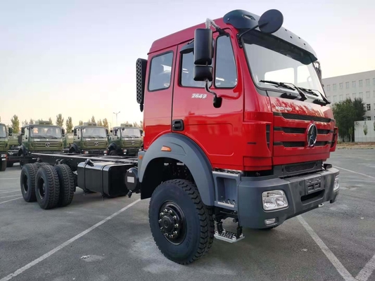 Cabeza de tractor Beiben 6X4 con 90 quinta rueda de dirección única y neumáticos certificados ECE