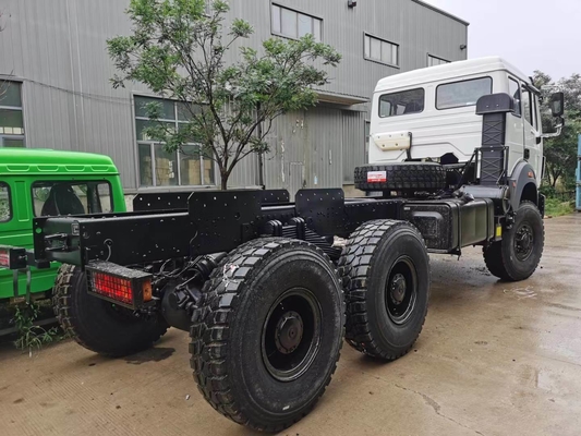 Cabeza de tractor Beiben 6X4 con 90 quinta rueda de dirección única y neumáticos certificados ECE