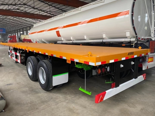 4 ejes 20 pies 20 pies Contenedor Trailer Lock con una caja de herramientas de una pieza 1m * 0.5m * 0.5m