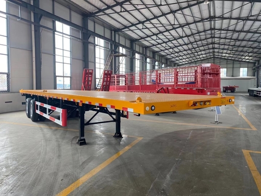 4 ejes 20 pies 20 pies Contenedor Trailer Lock con una caja de herramientas de una pieza 1m * 0.5m * 0.5m