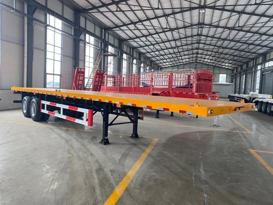 4 ejes 20 pies 20 pies Contenedor Trailer Lock con una caja de herramientas de una pieza 1m * 0.5m * 0.5m