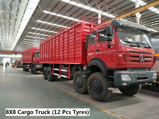 Camión de carga de descarga de Beiben Camión tractor 6X4 con sistema de dirección Zf8098 personalización