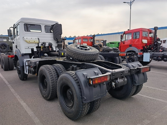 Beiben 430 HP 6X4 camión tractor Quinta rueda 90 Dirección única para el transporte de carga pesada