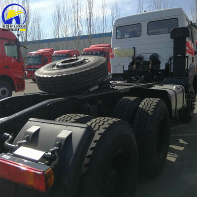 6X4 rueda motriz Norte Benz Camión de cabeza de tractor con tanque de combustible de aleación de aluminio de 400L
