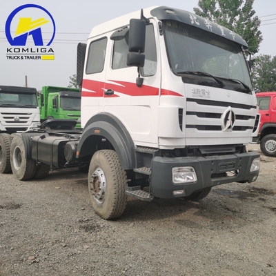 Beiben 6X4 10 ruedas usadas Prime Mover Tractor Head Truck con sistema de dirección Zf8098