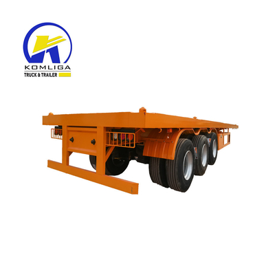 Semi remolque de transporte de contenedores de 40 pies con Jost 2.0 o 3.5 pulgadas King Pin