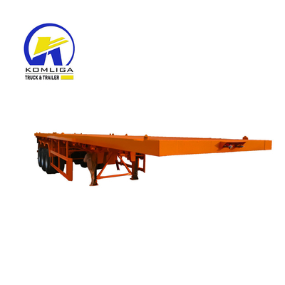 Semi remolque de transporte de contenedores de 40 pies con Jost 2.0 o 3.5 pulgadas King Pin