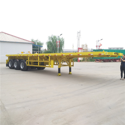 Remolque de contenedores de 12 ruedas 20FT 40FT con válvula Wabco y eje de 13t/16t a un precio asequible