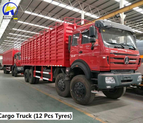 North Benz 8X8 Beiben 8X4 camión de carga con personalización y sistema de dirección Zf8098