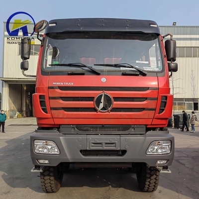 Beiben Benz 8X8 12 ruedas de furgoneta de estilo caja de carga camión de 20cbm Dimensión de cubo 5600X2300X1500
