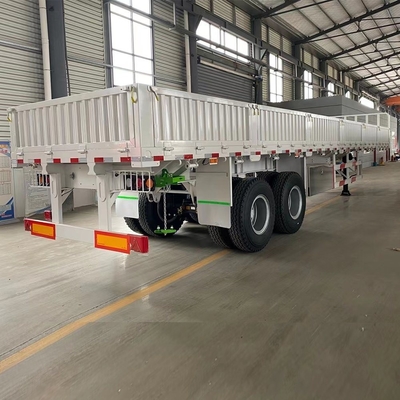 Pequeño remolque de carga útil de 40 toneladas con pared lateral de minicarga con eje de 13 t/16 t y bloqueo de contenedores