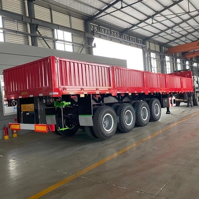Pequeño remolque de carga útil de 40 toneladas con pared lateral de minicarga con eje de 13 t/16 t y bloqueo de contenedores