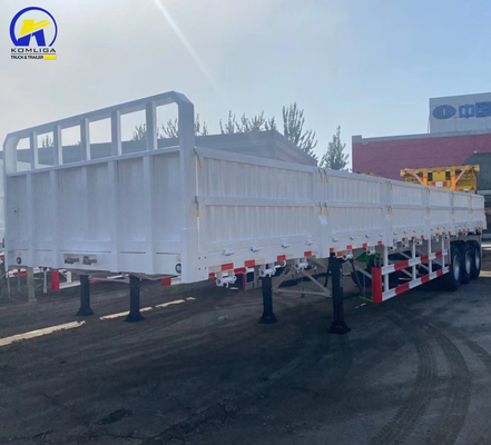 Repuestos técnicos soporte de 3 ejes 4 ejes Semi remolque de pared lateral con cerradura de contenedores
