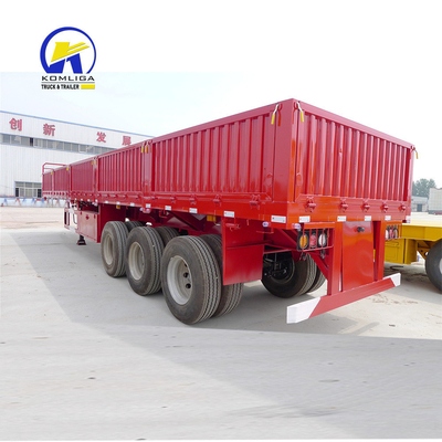 / Usado / Contenedor de segunda mano de carga pesada Pared lateral de cerca Semi remolque con banda de rodadura de 1820 mm