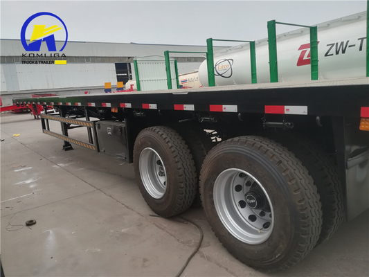 2 Ejes de segunda mano 25FT Contenedor Semirremolque ligero Clase pesada 13t/16t Eje
