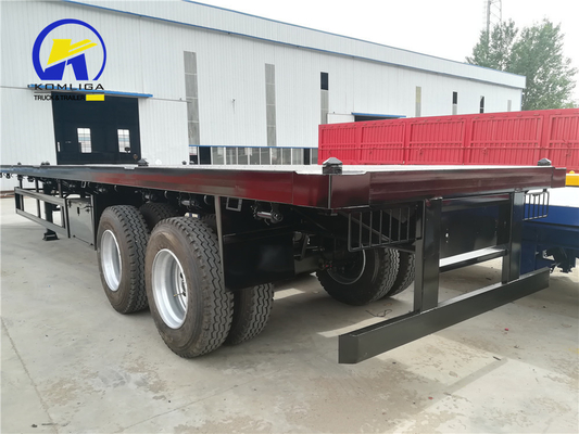 2 Ejes de segunda mano 25FT Contenedor Semirremolque ligero Clase pesada 13t/16t Eje