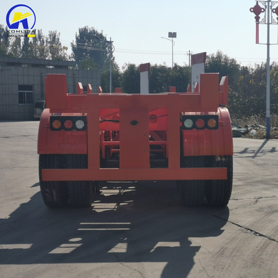 13000x2500x3900mm 40FT Semicontenedor esqueleto remolque con 3 ejes 40T capacidad de carga
