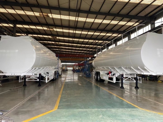 3/4 Ejes Transporte Líquido Diésel Gasolina Aceite Tranquer Camión Remolque Tanque de combustible