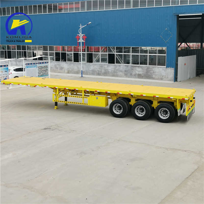 Semi-remolque de válvula Wabco 40 toneladas 60 toneladas Capacidad para 3 ejes Transporte de contenedores