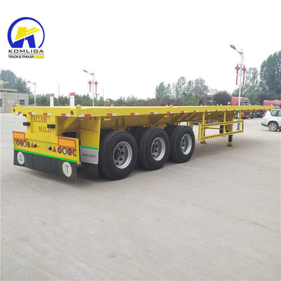 Semi-remolque de válvula Wabco 40 toneladas 60 toneladas Capacidad para 3 ejes Transporte de contenedores