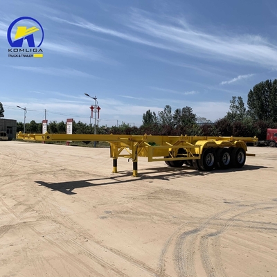 Contenedor Esqueleto Contenedor de transporte marítimo Chasis Camión Semirremolque para el transporte