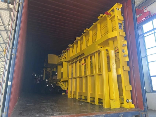Caja de herramientas, remolque de cama plana con rampa y sistema de frenado antibloqueo ABS conveniente