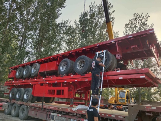 El transporte se hace más fácil con un semirremolque de 3 ejes y neumáticos 315/80r22.5