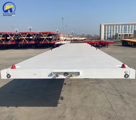 Semiremolque de carga pesada de 30-70 t de gran capacidad para paneles de contenedores de 1820 mm
