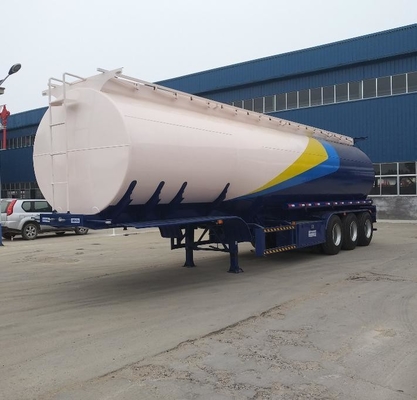 Tanque de almacenamiento de 3 ejes Remolque de petróleo crudo con mangueras manuales y válvula de relevo Wabco