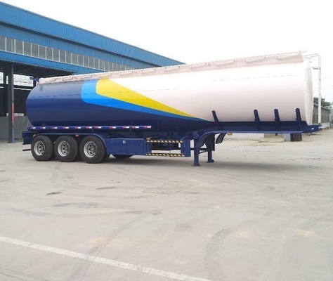Tanque de almacenamiento de 3 ejes Remolque de petróleo crudo con mangueras manuales y válvula de relevo Wabco