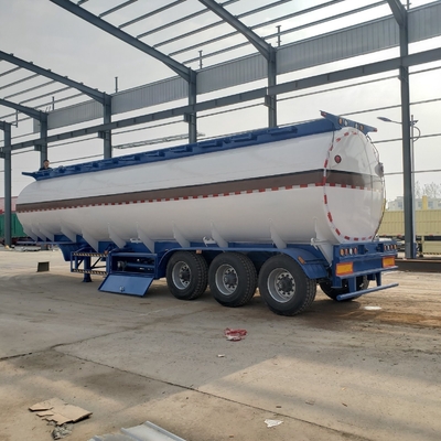 Tanque de almacenamiento de 3 ejes Remolque de petróleo crudo con mangueras manuales y válvula de relevo Wabco