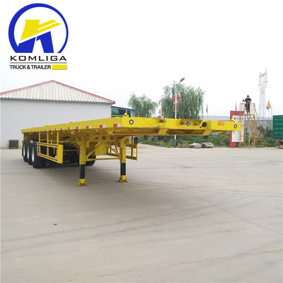 Vender Semi-Trailer 20FT 40FT 20 40 45 pies Contenedor de plataforma plana a Kazajstán