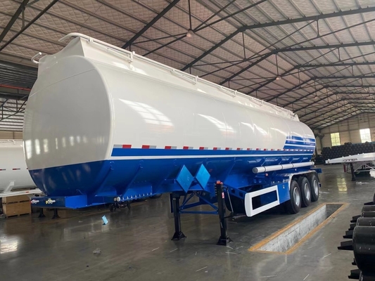 Cisterna de combustible de aluminio de 45000 litros Semirremolque 5 compartimiento en Kenia Zimbabwe 3 eje