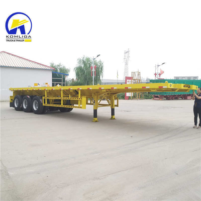 Semi-remolque de contenedores con capacidad de carga de 50 T para el transporte de carga pesada duradera