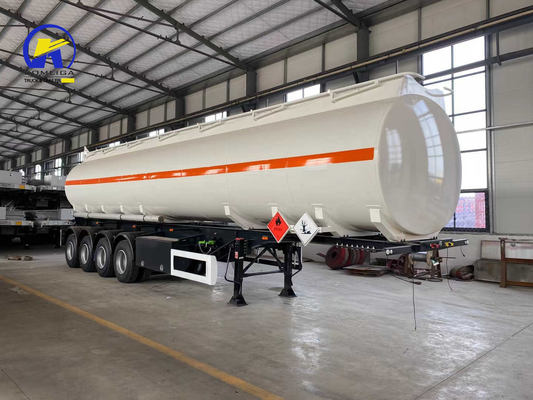 3 Ejes Aluminio/acero carbono Cisterna de combustible Semirremolque Carril neumático Competitivo