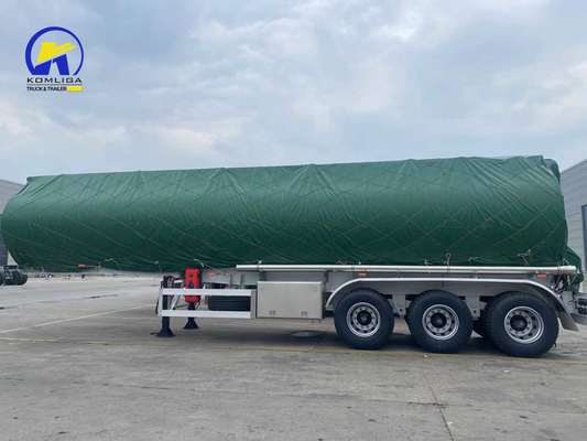 3 Ejes Aluminio/acero carbono Cisterna de combustible Semirremolque Carril neumático Competitivo