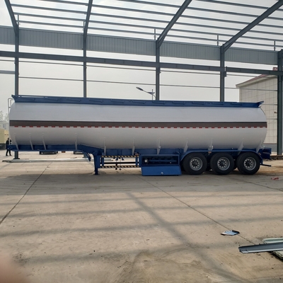3 ejes 4 ejes tanque de combustible remolque con 3&quot; válvula inferior y sistema de freno de relevo Wabco