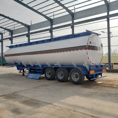 3 ejes 4 ejes tanque de combustible remolque con 3&quot; válvula inferior y sistema de freno de relevo Wabco