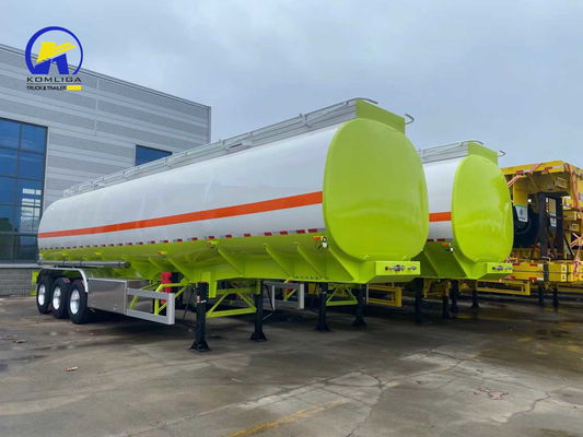Condición 3 Ejes del camión cisterna de combustible Semirremolque con válvula de relevo Wabco de capacidad de carga de 50 T