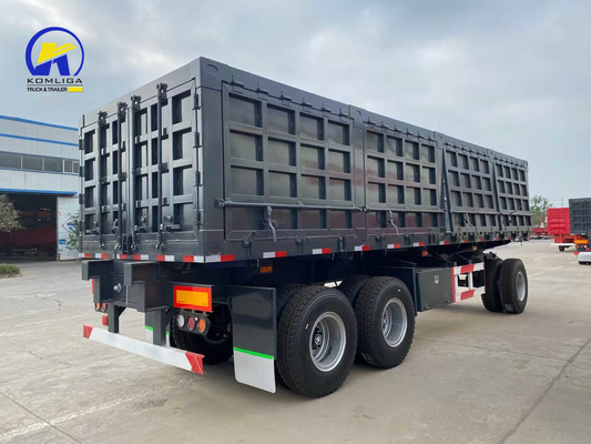 3ejes 20tons 25tons 30tons camión de remolque completo con 12 unidades número de neumático y válvula Wabco