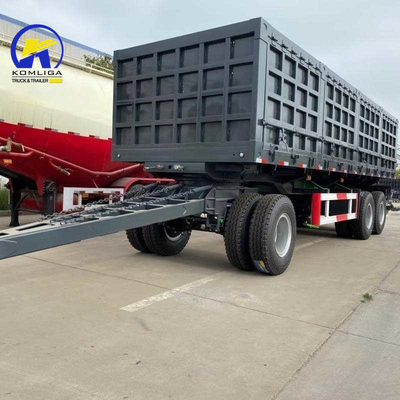 3ejes 20tons 25tons 30tons camión de remolque completo con 12 unidades número de neumático y válvula Wabco