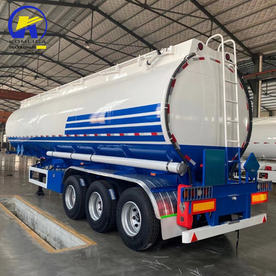 Suspensión mecánica 3 ejes 40000L/42000L/45000L Cisterna de aleación de aluminio Semirremolque